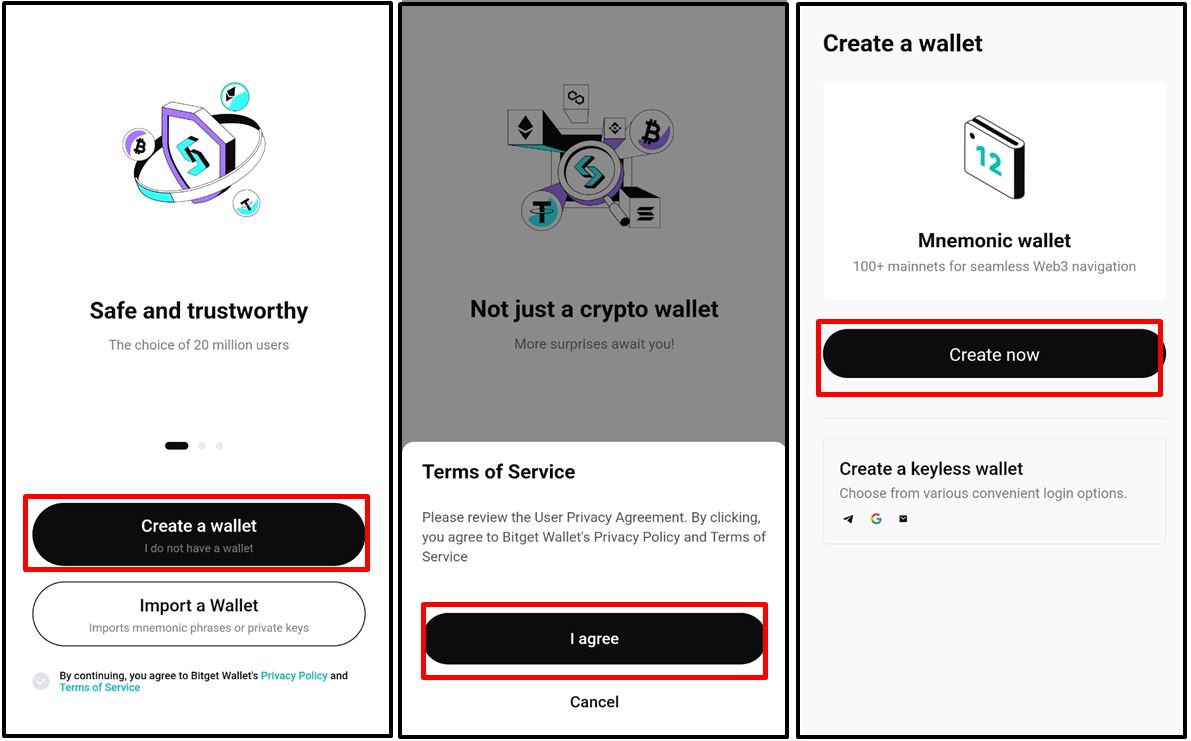 Bitget Wallet(비트겟 지갑) 설치와 보안 - Blodyssey 블록체인 및 IT 탐험