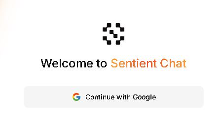 Sentient Chat 가입