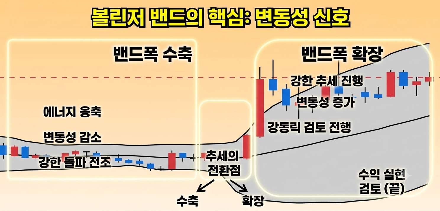 밴드폭 변화를 통한 추세 예측